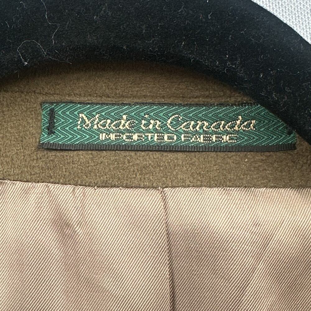Chaps Ralph Lauren Blazer Jacket 40T Sport Coat Microfiber Green Academia Career - Picture 8 of 16